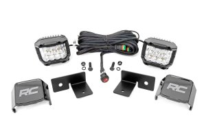 Polaris General XP 4 1000 Ultimate LED Light Kit - Under Bed Mount - Rough Country - Wide Angle, 2